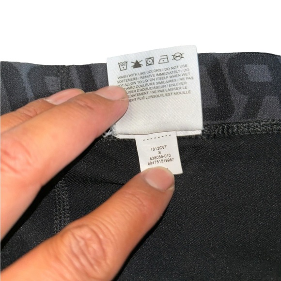Nike Pro 3/4 Length Training Tights 838055-010 Black Dri Fit Men’s Size Small - Picture 4 of 4